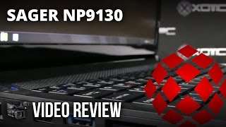 Sager NP9130 Clevo P151EM1 Video Review by XOTIC PC [upl. by Linnette]