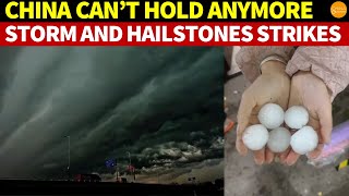 China Can’t Hold Anymore Storm of the Century and Giant Hailstones Strikes Jiangxi [upl. by Alastair]