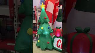 At Home store TONS of Christmas inflatables christmas inflatables athome decorations jolly [upl. by Nanreik414]