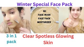 Winter Special Face Pack 3 in 1 pack for Spotless Clear Glowing skin [upl. by Imrots]