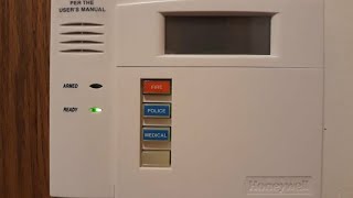 Replace Honeywell Ademco Alarm Battery [upl. by Spears130]