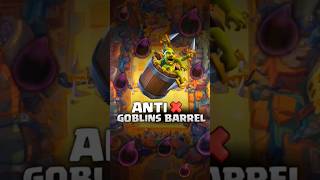 Anti Goblins Barrel ❌clashroyale [upl. by Mirak188]