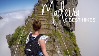 The 5 best hikes of Madeira  World Wanderista [upl. by Ardnovahs]