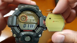 Casio GShock GW94001ER RANGEMAN  wymiana wyświetlacza PL [upl. by Emrich]