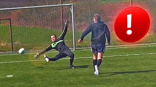 Amazing Goalkeeper Reflex amp Saves by German Amateur quotJanquot  freekickerz [upl. by Wat]