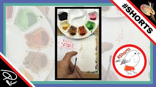 SPLATTERING Paint Techniques ðŸŽ¨ Shorts No 14 [upl. by Ydoc]