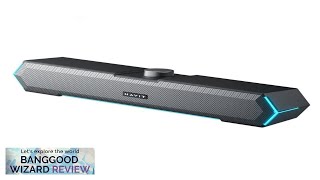 Havit M19 Computer Speaker bluetooth Soundbar Dual 52mm Speakers Dual Bass Diaphragm Review [upl. by Pooh501]