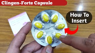 Clingen Forte CapsuleWhite Discharge से छुटकारा पाने की सबसे असरदार दवाईHow To UseFull Review [upl. by Ettegroeg835]