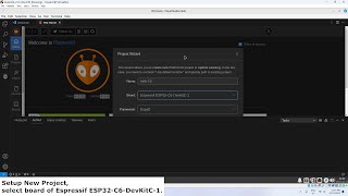 Install PlatformIO on Visual Studio Code to program ESP32C6 in ESPIDF [upl. by Eded]