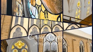 Stained Glass Restoration Church Church Window Repair amp Custom Protective Coverings Install [upl. by Guria790]