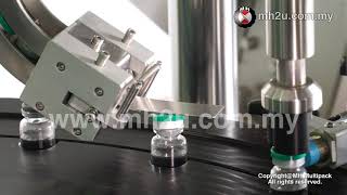 Vial Filling Stoppering amp Capping Machine [upl. by Krispin]