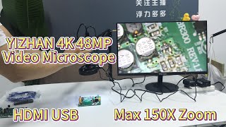 How to Install YIZHAN Microscope Folding stand 4K 48MP 150X Zoom？ [upl. by Ellimaj784]