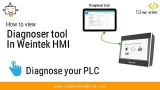 Lesson 5 cMT Diagnoser tool in Weintek HMI [upl. by Krum]