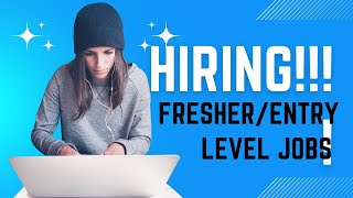 Hiring Freshers AI DATA Engineer Java Full Stack [upl. by Hakaber]