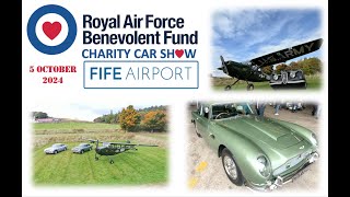 RAF Benevolent Fund Charity Car Event at Fife Airport [upl. by Eadas]