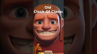 🤩Old Vs New 😔 Clash Of Clans shorts clashofclans short [upl. by Daigle778]