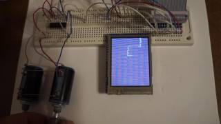 Raspberry Pi with LCD and ADCEtch a Sketch [upl. by Dare]