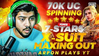 7000000 UC NEW IGNIS XSUIT SPIN 😱  FULL MAXOUT 7 STAR  ARPON PLAYS [upl. by Imena761]