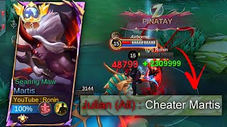 MARTIS LIFESTEAL HACK 😱  MARTIS BEST EMBLEM AND BUILD 2024 MUST WATCH  MLBB [upl. by Rachaba707]