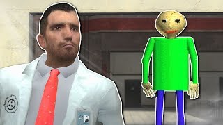 BALDI INSIDE SCP FACILITY  Garrys Mod Gameplay  Gmod Baldis Basics Survival [upl. by Larner47]