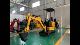 JINING NICOSAIL Visit The Mini Excavator Production Workshop [upl. by Shing]