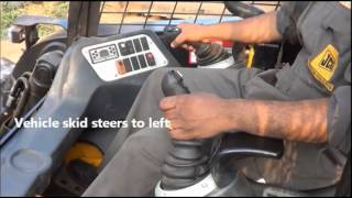 How to drive and operate JCB skid steer loader ✔ [upl. by Merritt952]