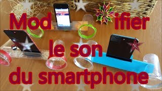 Faire une enceinte pour smartphone DIY [upl. by Asiul]