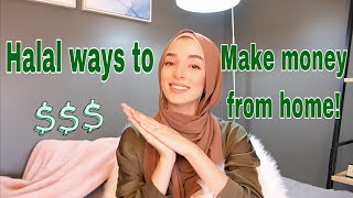 Halal Ways To Make Crazy Money From Home  How to earn money in halal way  Income in halal way [upl. by Ailaroc953]