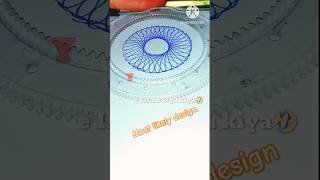 satisfying spirograph designs  The Pen Make in Total ⚡😘 How m any rotation did  spirograph [upl. by Ytitsahc]