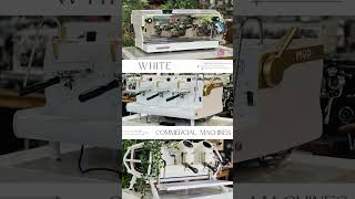 Custom White Commercial Espresso Coffee Machines [upl. by Calloway]