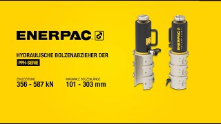 Hydraulische Bolzenabzieher der PPHSerie Metric  Enerpac [upl. by Ecnav673]