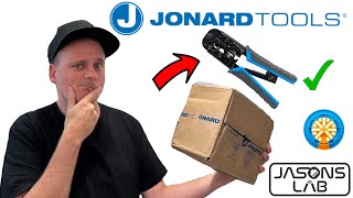 Jonard 6in1 Crimping Tool RJ45 Passthrough amp RJ1112 Modular tool  JonardTools [upl. by Nnaoj]