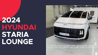 🔔For Sale by Limo Mobility🔔2024 Hyundai Staria lounge 4WD Brand new [upl. by Sheba]