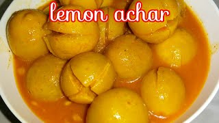 Lemon Achar Recipe [upl. by Narut380]