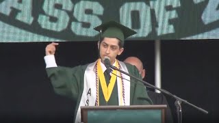 The Most INSPIRATIONAL High School Graduation Speech Youll Ever Hear Full Video [upl. by Ntsud461]