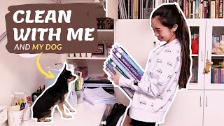 sub Clean with me and my dog 狗狗陪我整理  declutter  Malaysia [upl. by Yila]