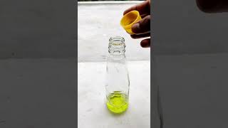 Yeast and hydrogen peroxide experiment 🤩🤩volcano science experimentshorts trendingshorts tamil [upl. by Ettezil823]