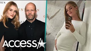 Jason Statham amp Rosie HuntingtonWhiteley Expecting Baby No 2 [upl. by Anirtruc807]