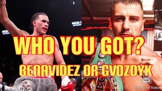 DAVID BENAVIDEZ VS OLEKSANDR GVOZDYK [upl. by Illah]