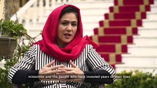 MyRedLine  quotEqual rights and opportunities for womenquot  Fawzia Koofi [upl. by Nerhtak499]