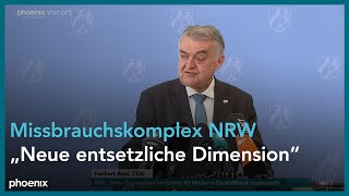 Missbrauchskomplex in Wermelskirchen Innenminister Herbert Reul zum Ermittlungsstand [upl. by Strauss464]