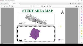 QGIS Export Layout Study Area Map as Image SVG amp PDF [upl. by Alleirbag]