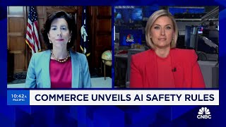 Commerce Secretary Gina Raimondo on AI safety [upl. by Adihsar]