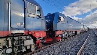 LKAB Iron Ore train in Kiruna Sweden [upl. by Latimer869]