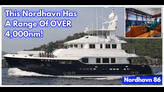 5 Million NORDHAVN 86 EXPEDITION Motor Yacht Sol amp Sons For Sale [upl. by Kirenoj]