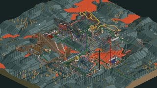 Roller Coaster Tycoon Venus Ponds Timelapse [upl. by Nabalas]