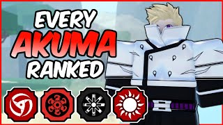 EVERY Akuma RANKED From WORST To BEST  Shindo Life Bloodline Tier List [upl. by Oir217]