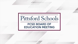 Pittsford Central School District Board of Education Meeting  November 28 2023 [upl. by Yulma]