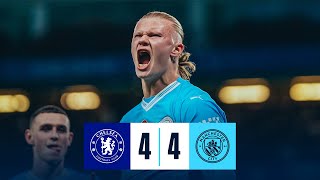 HIGHLIGHTS Chelsea 44 Man City  EPIC EIGHTGOAL THRILLER  Haaland 2 Akanji Rodri Goals [upl. by Gosselin]