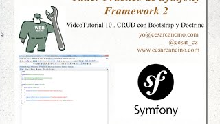 VideoTutorial 10 Taller Práctico de Symfony Framework 2 CRUD con Bootstrap y Doctrine [upl. by Elleon53]